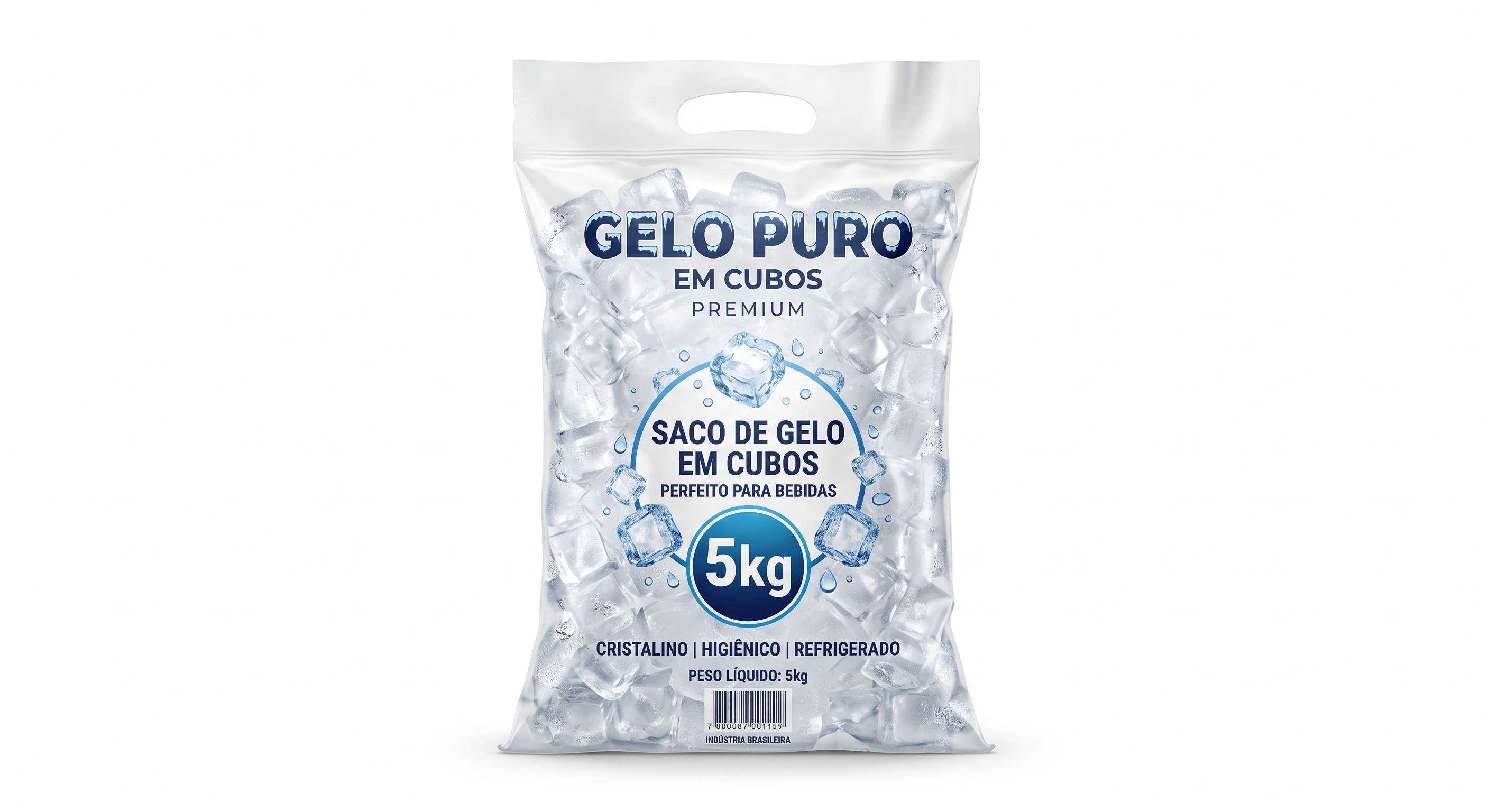 Gelo cubo 5kg